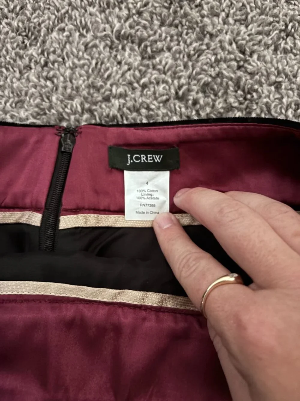 J. Crew soft brushed
